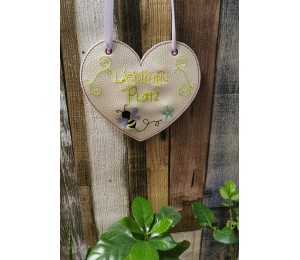 Stickserie ITH - Balkon Schilder inkl. Wimpel "Balkon"